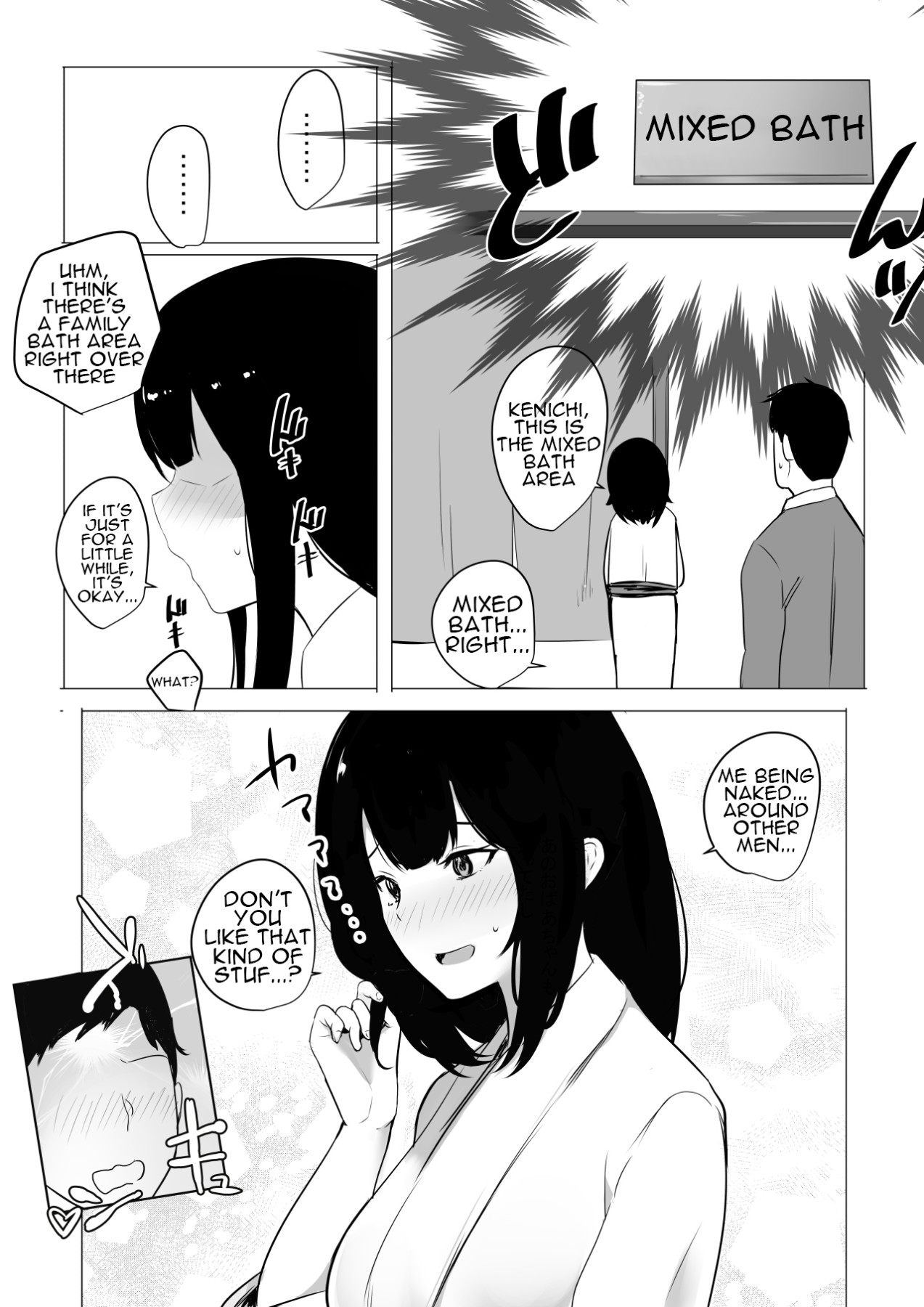 Hentai Manga Comic-I Witnessed The Big Breasted Schoolgirl Who Was Only Nice To Me having Sex With Another Man 2-Read-9